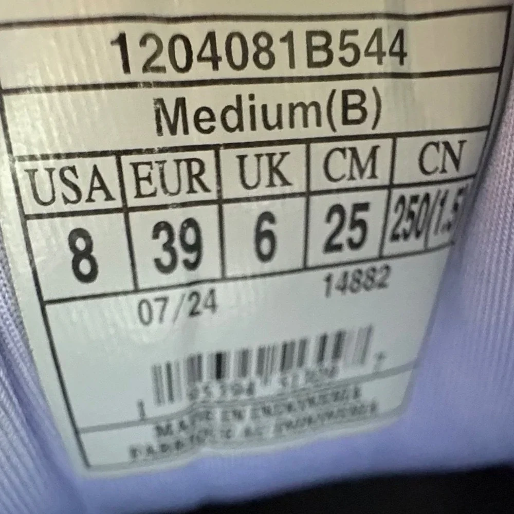 Brooks Glycerin 21 Women's Size 8 Purple White Running Shoes (1204081B544)